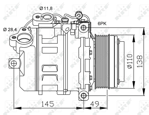 WG2159439 WILMINK GROUP Компрессор, кондиционер