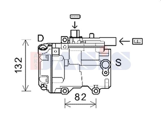 852872N AKS DASIS Компрессор, кондиционер