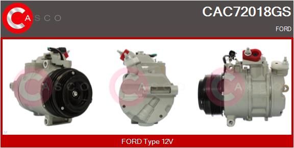 CAC72018GS CASCO Компрессор, кондиционер