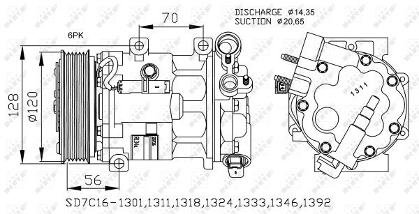 WG2159515 WILMINK GROUP Компрессор, кондиционер