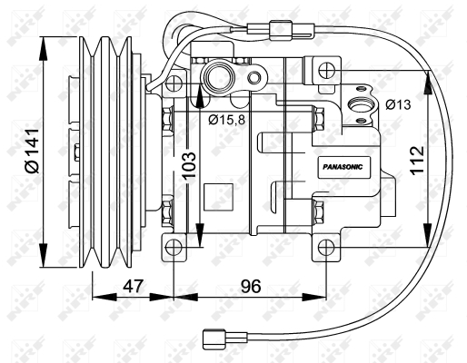 WG2159522 WILMINK GROUP Компрессор, кондиционер