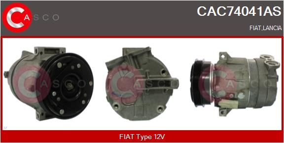 CAC74041AS CASCO Компрессор, кондиционер