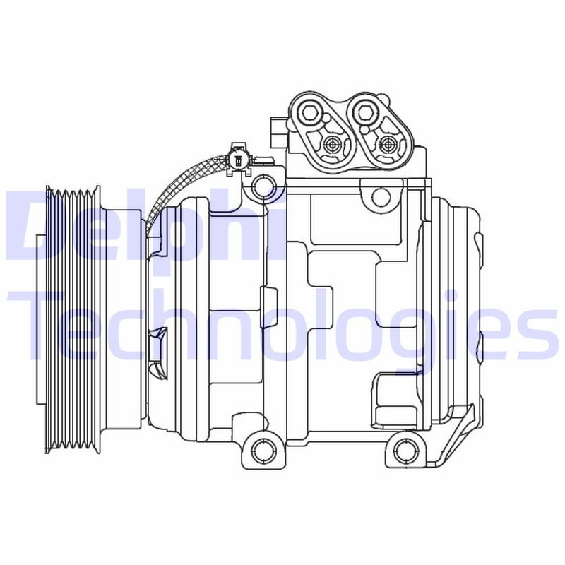 CS20488 DELPHI Компрессор, кондиционер