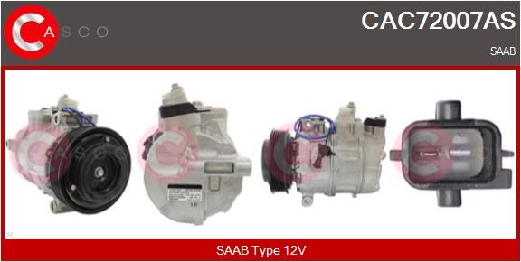 CAC72007AS CASCO Компрессор, кондиционер