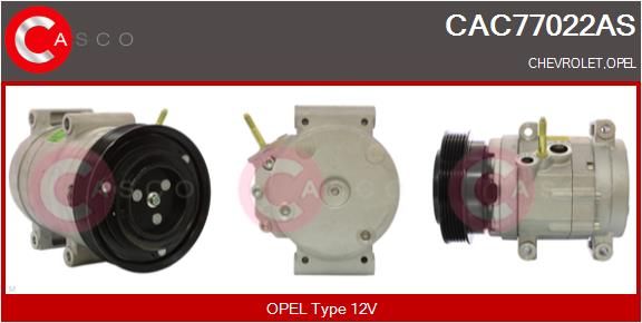 CAC77022AS CASCO Компрессор, кондиционер