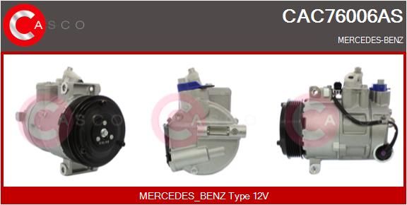 CAC76006AS CASCO Компрессор, кондиционер