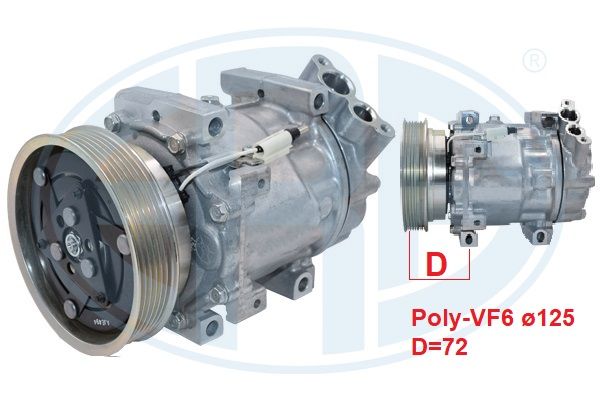 670187 ERA Компрессор, кондиционер