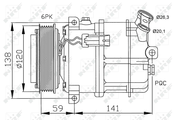 WG2159199 WILMINK GROUP Компрессор, кондиционер