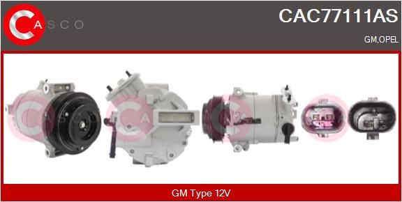 CAC77111AS CASCO Компрессор, кондиционер
