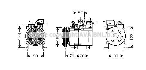 HYK139 AVA QUALITY COOLING Компрессор, кондиционер