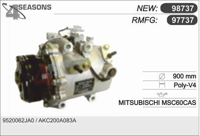 97737 AHE Компрессор, кондиционер