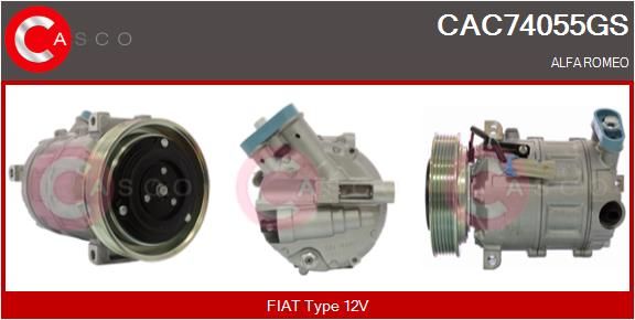 CAC74055GS CASCO Компрессор, кондиционер