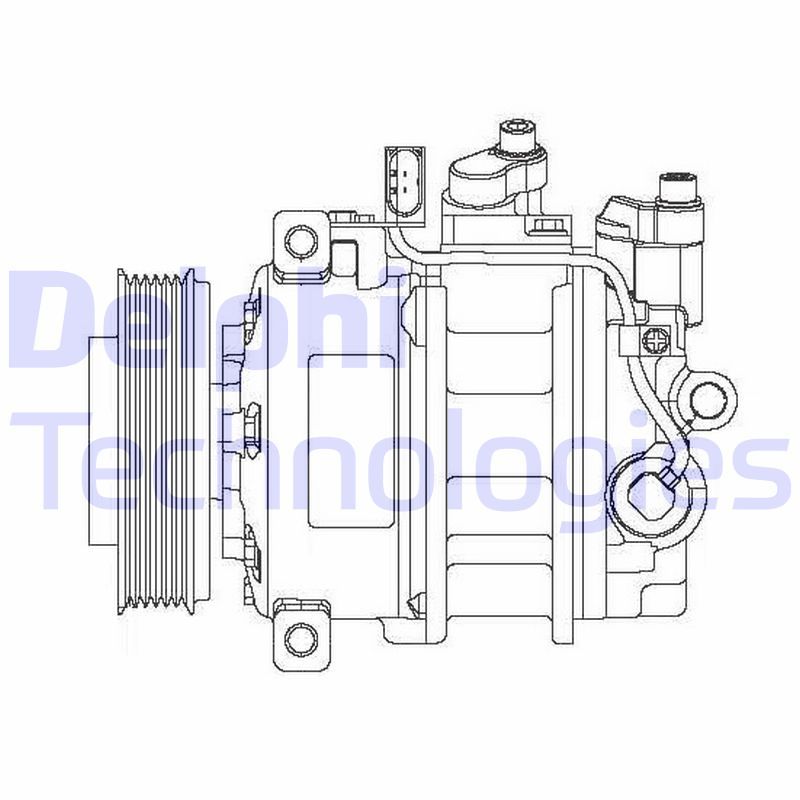 CS20475 DELPHI Компрессор, кондиционер