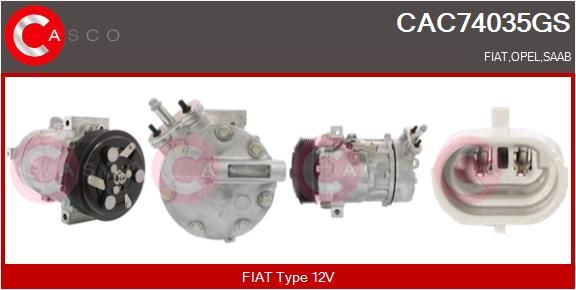 CAC74035GS CASCO Компрессор, кондиционер