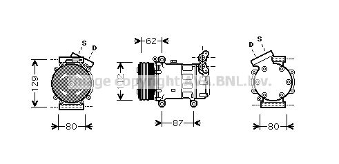 RTK331 PRASCO Компрессор, кондиционер