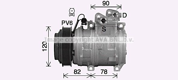 DWK435 PRASCO Компрессор, кондиционер