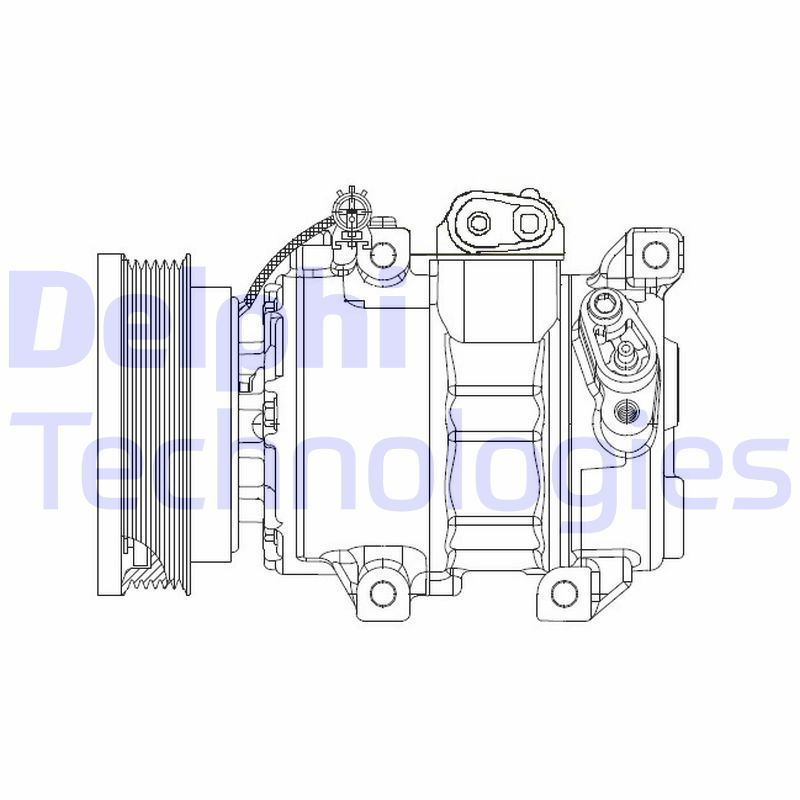 CS20343 DELPHI Компрессор, кондиционер