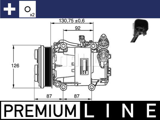 ACP54000P MAHLE Компрессор, кондиционер