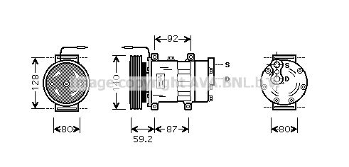 RTK324 PRASCO Компрессор, кондиционер