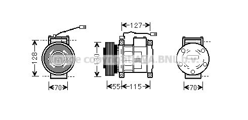 JEAK032 AVA QUALITY COOLING Компрессор, кондиционер