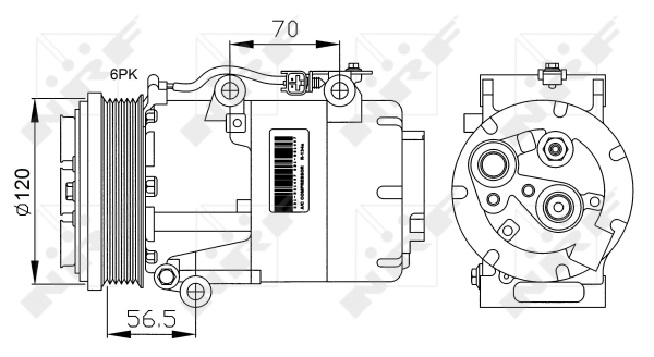 WG2159262 WILMINK GROUP Компрессор, кондиционер