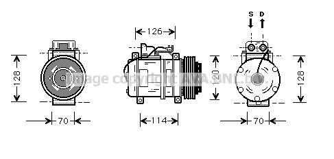 MSK274 PRASCO Компрессор, кондиционер