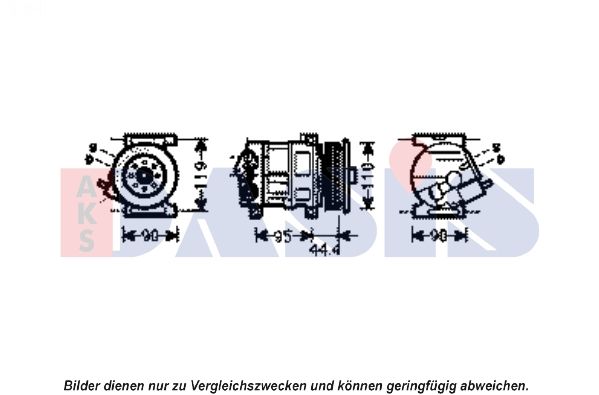851938N AKS DASIS Компрессор, кондиционер