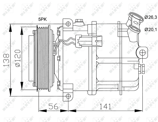 WG2159148 WILMINK GROUP Компрессор, кондиционер