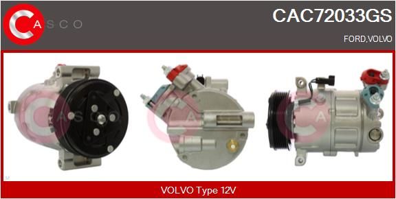 CAC72033GS CASCO Компрессор, кондиционер