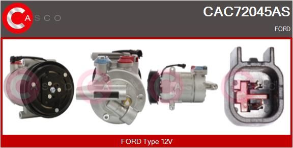 CAC72045AS CASCO Компрессор, кондиционер