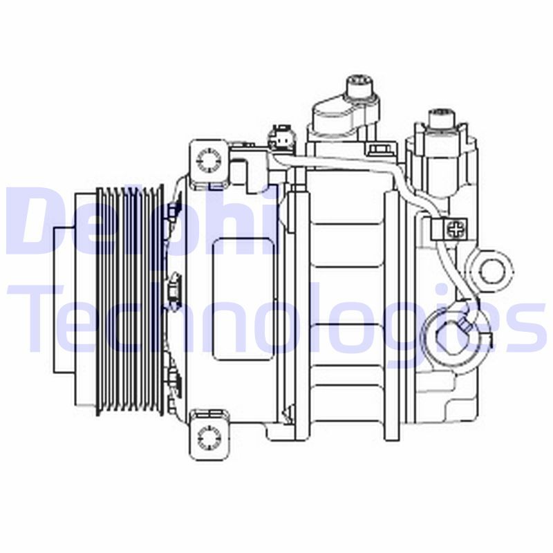 CS20378 DELPHI Компрессор, кондиционер