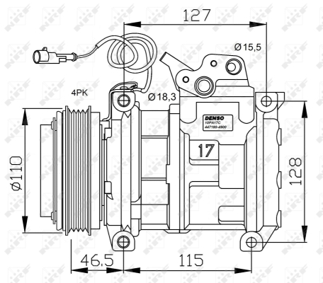 WG2159449 WILMINK GROUP Компрессор, кондиционер