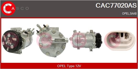 CAC77020AS CASCO Компрессор, кондиционер