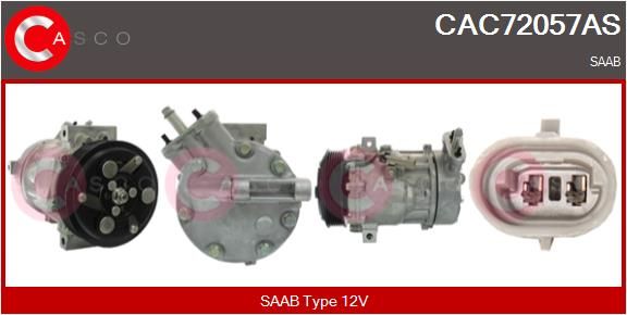 CAC72057AS CASCO Компрессор, кондиционер
