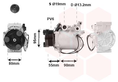 3200K242 VAN WEZEL Компрессор, кондиционер