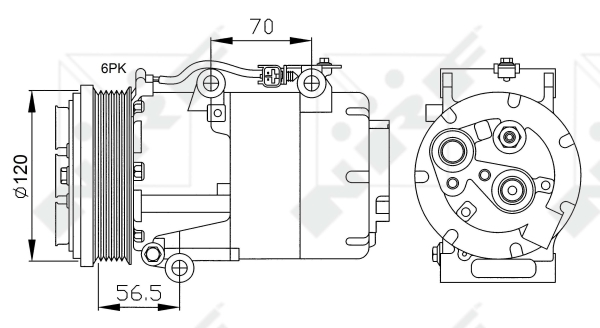 WG2159261 WILMINK GROUP Компрессор, кондиционер