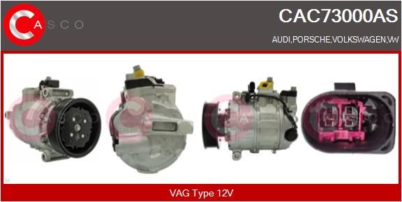 CAC73000AS CASCO Компрессор, кондиционер