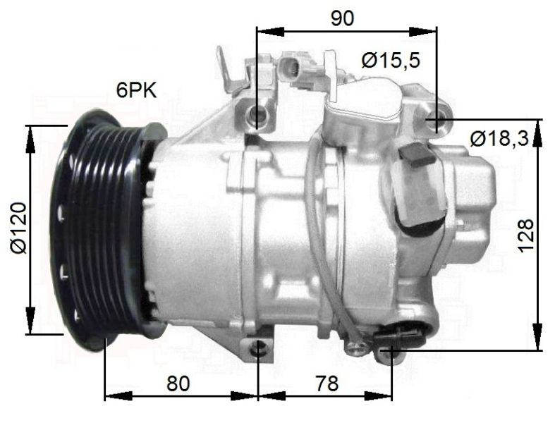 32740G NRF Компрессор, кондиционер