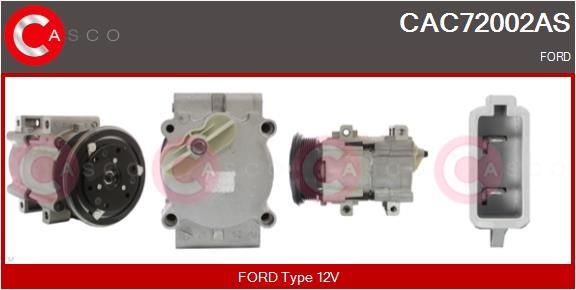 CAC72002AS CASCO Компрессор, кондиционер