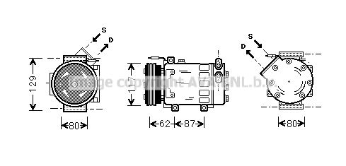 RTK076 PRASCO Компрессор, кондиционер