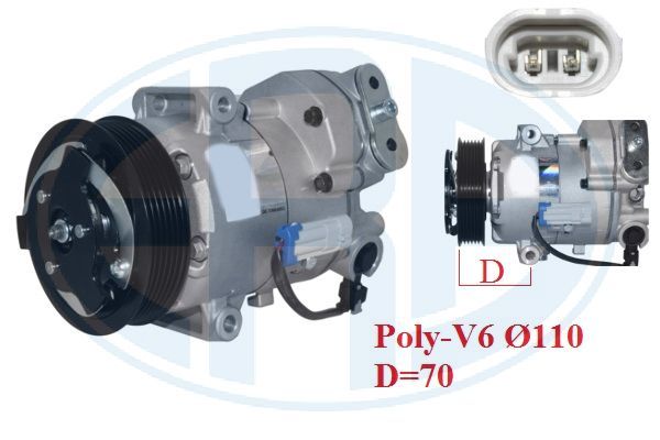 670046 ERA Компрессор, кондиционер