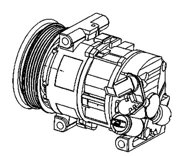 20D9700 EACLIMA Компрессор, кондиционер