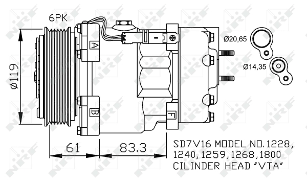 WG2159202 WILMINK GROUP Компрессор, кондиционер