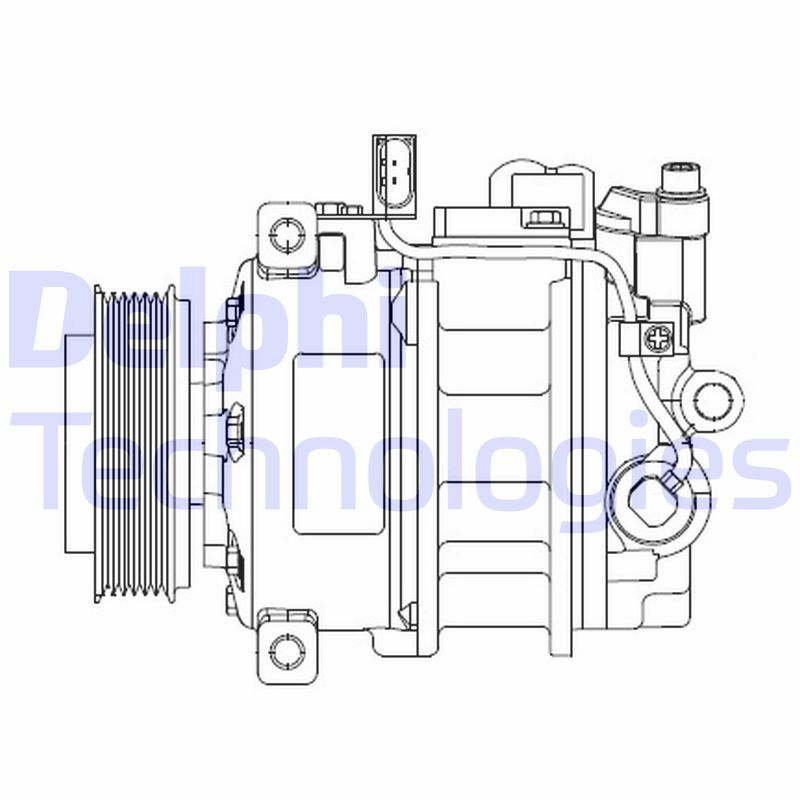 CS20522 DELPHI Компрессор, кондиционер