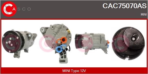 CAC75070AS CASCO Компрессор, кондиционер