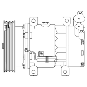 WG2039880 WILMINK GROUP Компрессор, кондиционер