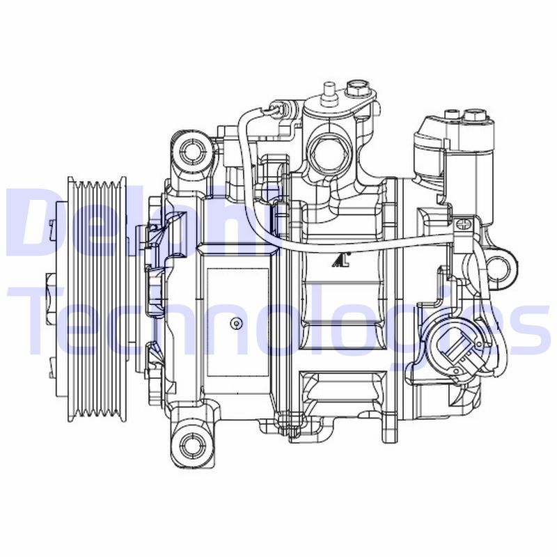 CS20504 DELPHI Компрессор, кондиционер