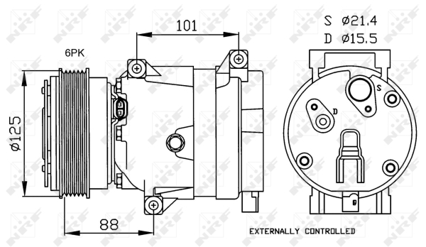 WG2159389 WILMINK GROUP Компрессор, кондиционер