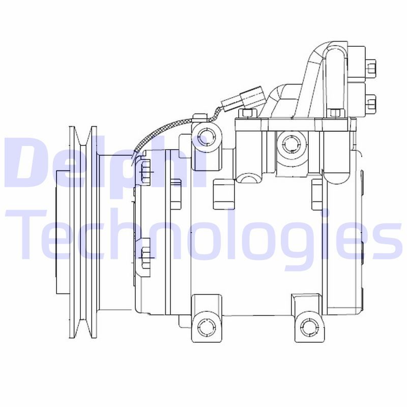 CS20524 DELPHI Компрессор, кондиционер