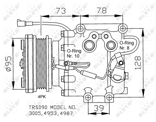 WG2159250 WILMINK GROUP Компрессор, кондиционер